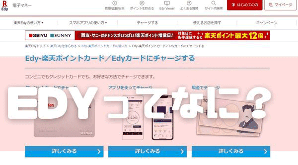 Edyってなに？